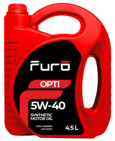 Моторное масло FURO 5W40 (4,5L) синтетика